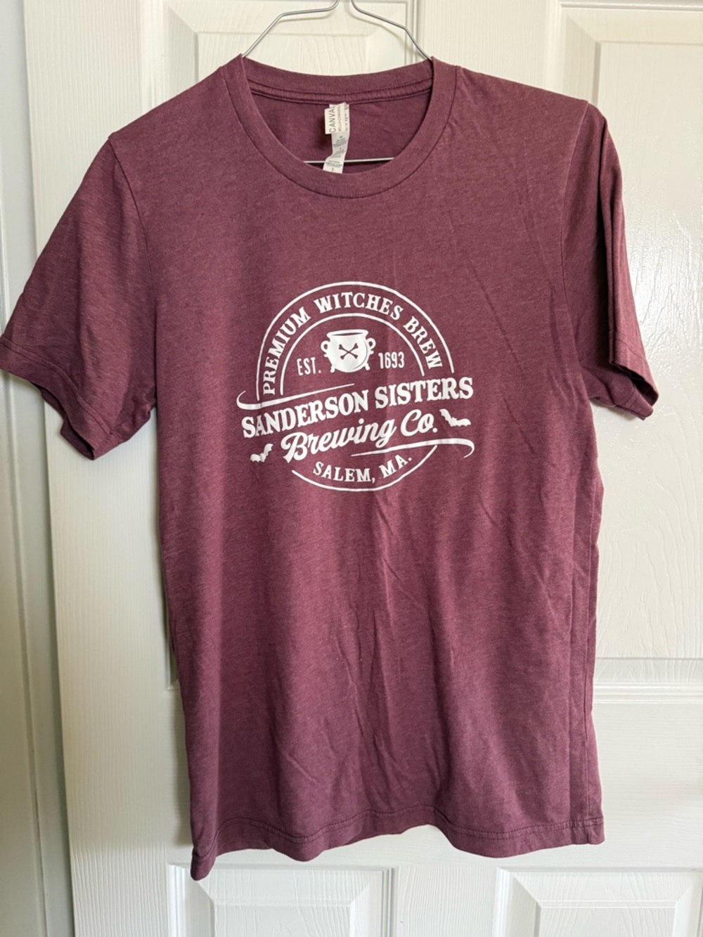 Bella Canvas Mauve Crewneck Tee with White Tag